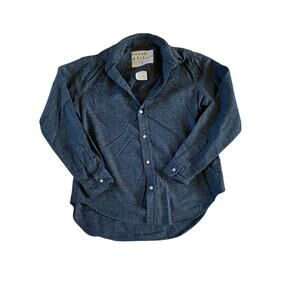 Frank & Eileen Frank Flannel Top in Black confetti size S